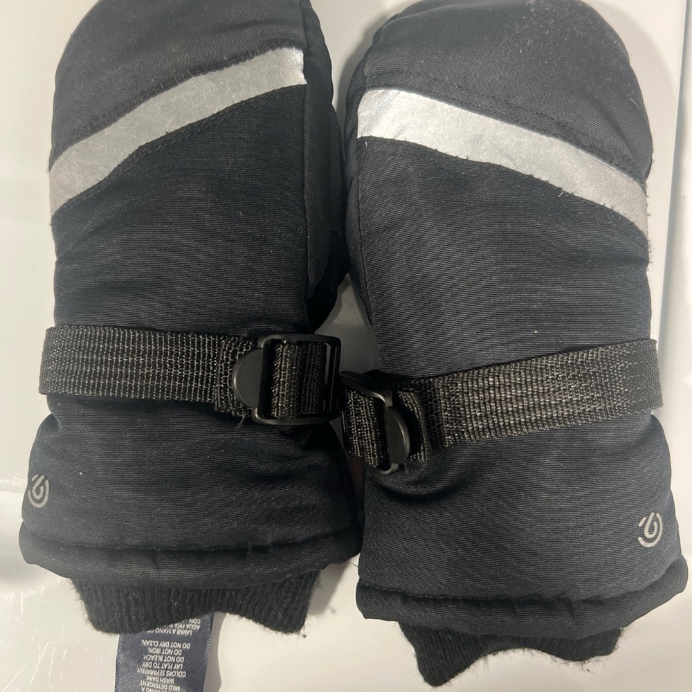 C9 by Champion Black and Silver Kids Mittens